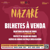 Nazaré- Bilheteiras da praça de toiros abrem amanhã às 14h! 